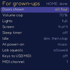 The grown-ups' page