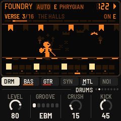 The Drums page