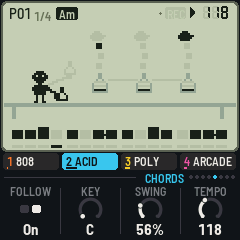 The Chords page