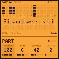The drum part